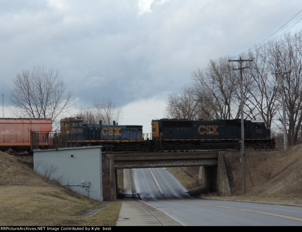 M626 over Cedar street 